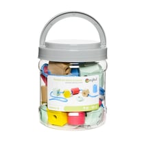 30 perles en bois à lacer Oxybul