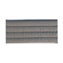 Bobine 10m sangle matelassée 35mm gris clair