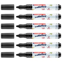 Lot de 6 feutres de coloriage pointe ronde 3 mm - EDDING - Funtastics - Noir