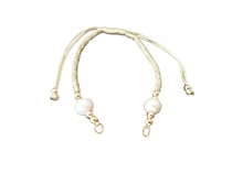 Bracelet à décorer en cordon tressé - réglable - couleur Champagne