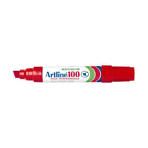 Marqueur - Rouge - Indélébile - Permanent - Pointe large - Tous supports - Artline100