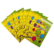 Cartons d'invitation pour anniversaire - Enfant - Ballons - 8 cartes + enveloppes