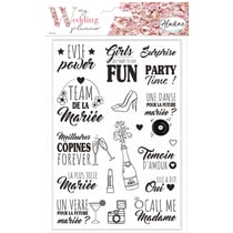 Tampons Stampo My wedding planner - EVJF - 18 pcs