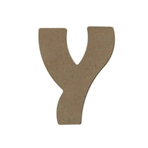 Lettre majuscule Y en bois MDF à décorer - 15 cm