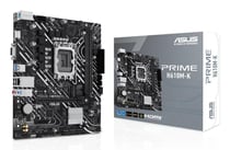 Carte mère Asus PRIME H610M-K - Intel H610 - Noir - 24,4 x 20,3 x 1 cm
