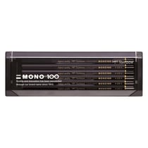 Lot de 12 crayons graphite TOMBOW MONO 100 - Dureté 4H