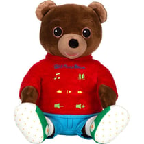 Peluche - Petit Ours Brun Peluche Interactive, Chansons, Comptines et Conteuse d'Histoires – Édition Spéciale Anniversaire 50 ans - 28 cm