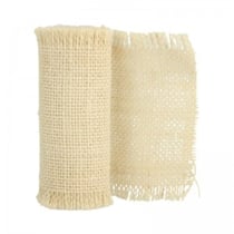 RUBAN TOILE CRÈME - 10.2 CM X 1 M