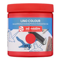 Peinture pour linogravure - Rouge - Linoléum - Art Création - 250ml