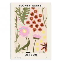 Affiche 30x40 cm - Flower Market London - NKTN