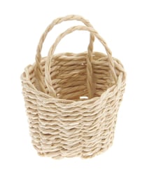 Panier miniature rond, 3,5 x 3,5 x 5 cm pour le monde des lutins - Rico Design Marron