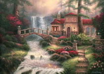 Puzzle 500 pièces - Chuck Pinson - Sierra River Falls - Grafika