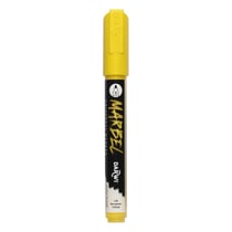 Marqueur - Peinture acrylique - Jaune soleil - Permanent - Pointe ronde 1mm - Marbel - Darwi