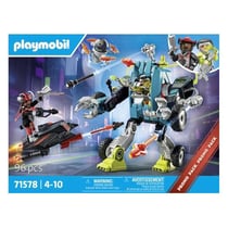 PLAYMOBIL Figurine pour enfant figurine robot geant avec drone - 71578
