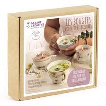 KIT BOUGIES FLEURIES ET COLOREES