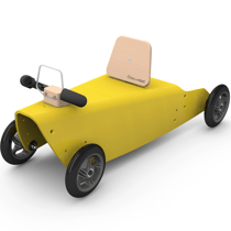 Porteur Voiture - Jaune