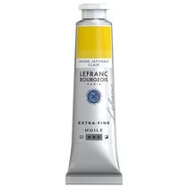 Peinture à l'huile - Extra-fine - Jaune japonais clair - 183 - Lefranc Bourgeois - 40ml