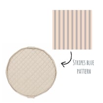 play&go - tapis d´éveil & sac organic - stripes blue