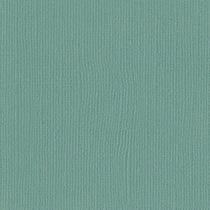 Papier cartonné Bazzill Mono Canvas - Lagoon - 25 feuilles - 30,5 x 30,5 cm