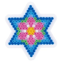 Hama - Plaques Coeur + étoile (Petite) pour perles standard (Ø5 mm)