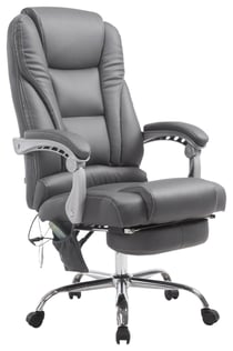 Chaise de bureau Pacific avec fonction massage gris