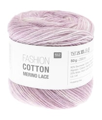 Pelote de Coton et de laine Fashion Cotton Merino Lace - Rico Design 08 Spring