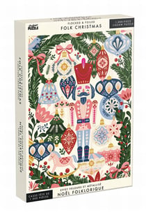 Puzzle 1000 pièces - Noël Folklorique - Professor puzzle