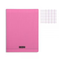 Cahier - 24x32(cm) - Grands carreaux - 192 pages - couverture en polypro - sans spirale - Clairefontaine - Calligraphe