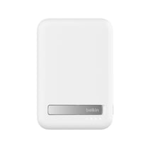 Belkin Batterie MagSafe Qi2 8000mAh 15W avec Support Intégré Blanc