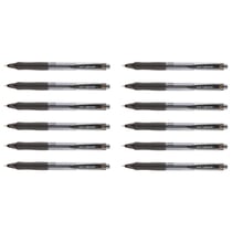 Stylo bille UNI-BALL Laknock SN100/14 - Noir - Pointe large 1,4 mm - Rétractable - Rechargeable