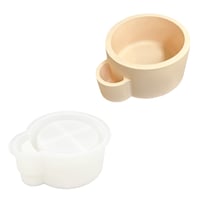 Moule en silicone 17,6cm x 15cm x 7cm - Bougeoir rond