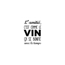Tampons transparents "Le vin" ARTEMIO