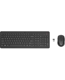 Ensemble clavier et souris HP 330 - Sans fil - Noir - 42,58 x 14,61 x 2,68 cm