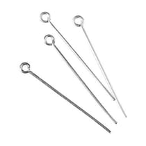 Clou / Tige à oeillet Argenté Ø 0,6 mm x 35mm 15 pièces