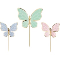 9 Pics Cake Toppers Papillon