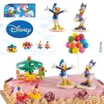 Figurine pour gâteau Disney Donald et Daisy 6 pièces