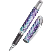 Stylo plume - Encre - Rechargeable - Motif sirène - Pour l'école - ONLINE