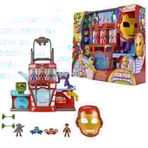 QG d'Iron Man, coffret électronique pour enfant, Marvel Iron Man and his Awesome Friends, des 4 ans