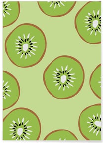 Affiche Kiwis | A3 : 29,7x42cm