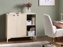 Buffet Acier Beige ARDURA - Beliani