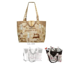 Sac couture/tricot 35cmx11cmx38cm couture marron