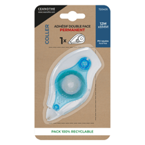 Dérouleur adhésif repositionnable double-face 12 m