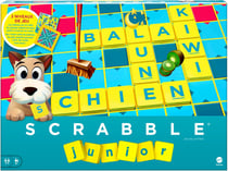Jeu de société scrabble junior - jeu de lettres - nouvelle version française - mattel - y9668