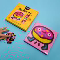 Atelier tableau 500 pompoms - DONUT