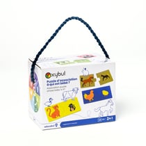 Puzzle d'association A qui est bébé ? Oxybul