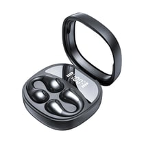 Ecouteurs Bluetooth Blancs Avec Affichage Digital Et Longue Autonomie Noir YONIS