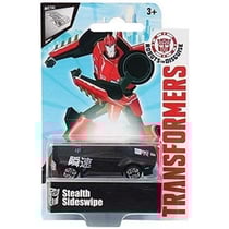 Transformers : stealth sideswipe - véhicule miniature métal noire - voiture - hasbro