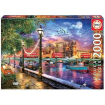 Puzzle 2D 2000 pièces - Londres au coucher du soleil - EDUCA