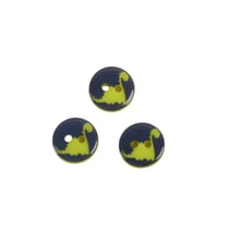 Lot de 3 boutons 2 trous enfant dinosaure