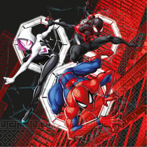 20 Serviettes Spiderman World Of Webs